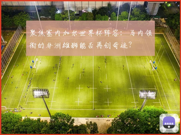 聚焦塞内加尔世界杯阵容：马内领衔的非洲雄狮能否再创奇迹？